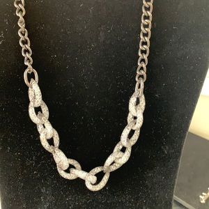 Betsey Johnson necklace filled with crystals